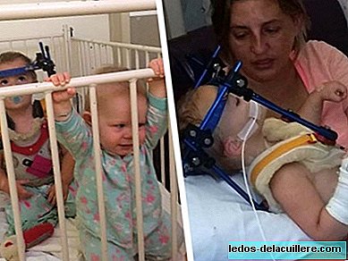 Les deux bébés ont eu le même accident de voiture: l'un qui était dans une chaise de secours est sorti indemne, l'autre a été sérieusement endommagé
