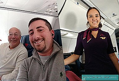 Father's love: he bought tickets for six flights at Christmas, and thus accompany his flight attendant daughter during the holidays
