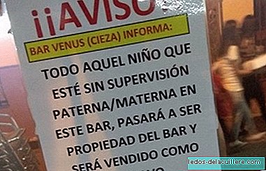 "That child who is unsupervised will be sold as a slave": the controversial poster of a bar in Murcia
