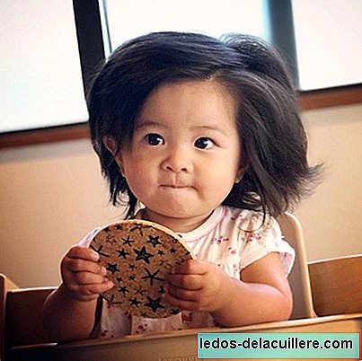 Baby Chanco, vienu gadu vecs bērniņš ar pārsteidzošiem matiem, ir jaunais Pantenes matu modelis Japānā