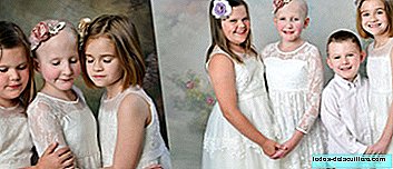 5年後、3人の少女と1人の少年が、癌との戦いと勝利を表すウイルス写真を再現します