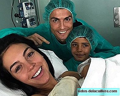 Cristiano Ronaldo era o pai de Alana Martina, sua quarta filha, e pela primeira vez ele esteve presente no nascimento