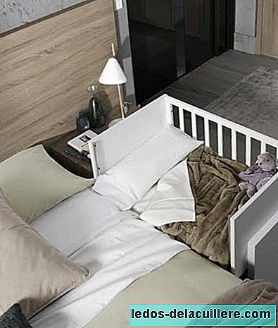 Kibuc Colecho Kinderbett zum Aufhängen auf dem Bett der Eltern