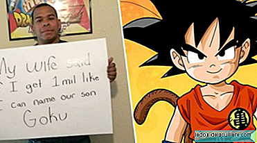 He decides to call his son Goku after winning a bet with his wife made through Facebook