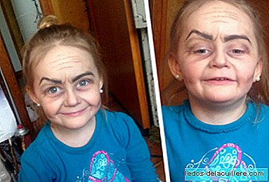 After putting on makeup, people didn't know if she was an old girl painted as a girl or a girl painted as an old woman