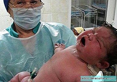 She gave birth to a baby of 6.3 kilos naturally and without epidural