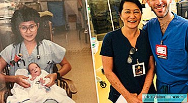 A nővér és az egyik csecsemő érzelmi újraegyesítése, akit gondozott a NICU-nál, most munkatársakként