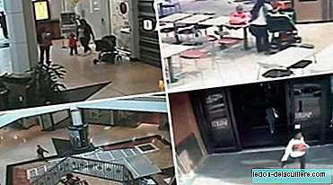 Den otroliga stölden av en baby fångad av säkerhetskamerorna i ett köpcentrum