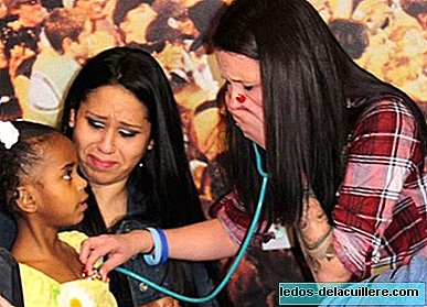 The moment when a mother listens again to the heart of her baby in the chest of a four-year-old girl