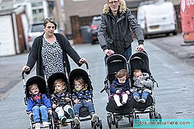 عائلة كبيرة في وقت قياسي: لديهم خمسة أطفال دون سن الثالثة في المنزل
