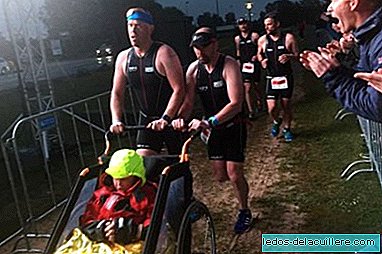 Insieme fino alla fine: un triathlon Ironman si è concluso con suo figlio con distrofia muscolare
