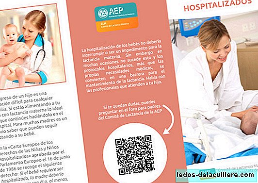 The AEP publishes a leaflet to defend breastfeeding when the baby or child is hospitalized