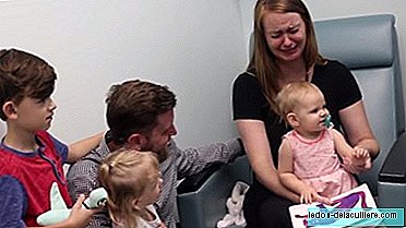 The emotional reaction of a mother to see that her deaf daughter listens for the first time