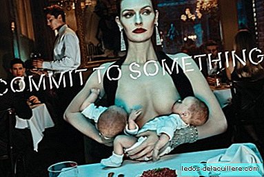 The controversy is served: they use the photo of a woman breastfeeding in a fancy restaurant as an advertising claim
