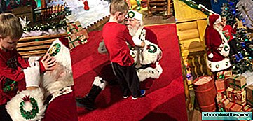 The precious and magical experience that Santa gave to a child with blindness and autism