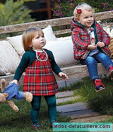 Children's fashion: checkered print is the king of Christmas