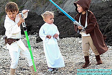 Onbir Star Wars DIY kostümleri çocuklar için