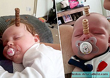 Parents of the world compete to see who gets the tallest tower of Cheerios on their baby