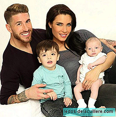Pilar Rubio and Sergio Ramos teach the first photo with their two little ones ... has it become common to expose children to social networks?