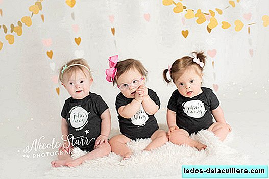 Beautiful photos of three girls with Down Syndrome, whose lives are united, celebrating their first birthday