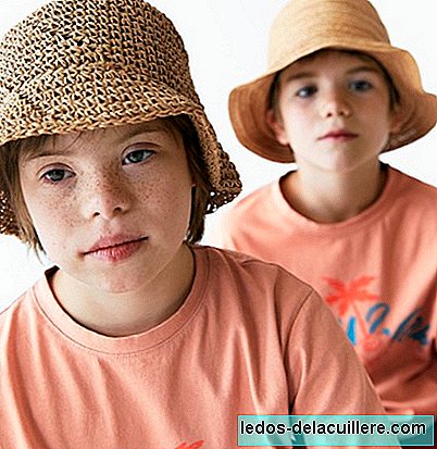 Roscón, the son of Samantha Vallejo-Nájera, Zara's first model with Down syndrome