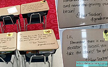 We would all want a teacher to leave messages like that on our children's desks ... or ours when we studied