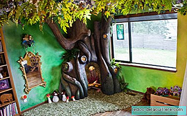A father transforms his daughter's room into a fairytale place
