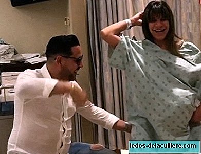 A pregnant woman dances the Dura Challenge to help induce labor