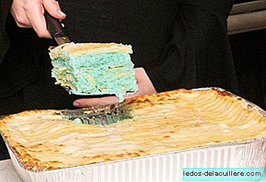 A lasagna to reveal the sex of the baby: this is getting out of hand