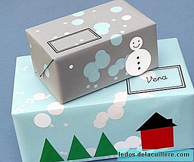 Cara membuat kertas kado untuk hadiah Natal