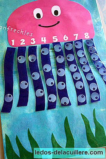 How can you make a fun octopus at home to learn how to count