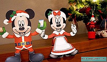 Mickey Mouse- en Minnie-dozen voor de kersttafel