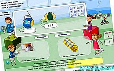 Buy, pay and check the laps is a flash application to practice math