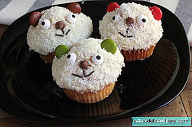 Bear cupcakes to brighten up the snack of the little ones