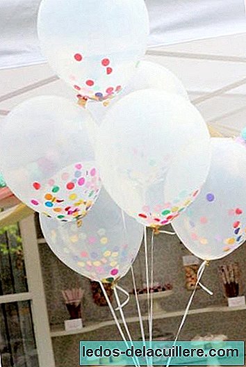 Decorate your children's parties with these original balloons filled with confetti