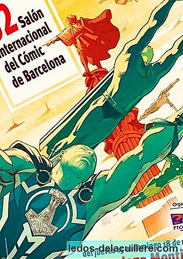Det 32. Barcelona Comic Show med aktiviteter for barn og der Popeyes 75-årsjubileum feires