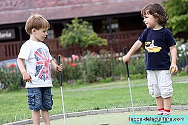 The minigolf for the little ones to approach this sport