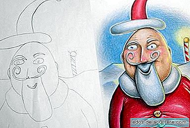 The father who colors his children's drawings ... and they are so beautiful!