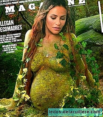 Nėščia ant viršelio: Melani Olivares pagimdys namuose