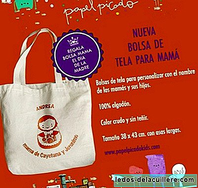 In Papel Picado bereiten sie den Muttertag mit einer personalisierten Stofftasche vor