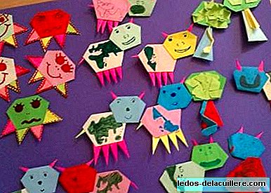 Çocuk origami sergisi: "Kağıt üzerinde Greguerías"