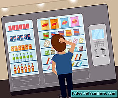 Em frente a uma máquina de venda saudável, poderíamos dizer às crianças para escolherem o que elas querem