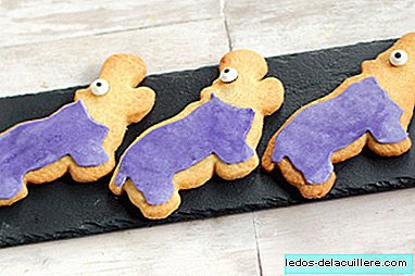 Hippo cookies decorated with fondant. Recipe to make with children