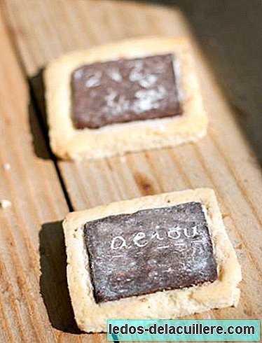 Cookies to make with children: edible blackboards