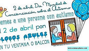 Balões azuis para o dia mundial da conscientização do autismo