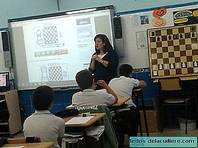 Checkmate to school failure at the Santa Francisca Javier Cabrini School in Madrid on April 26, 2014