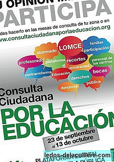 The citizen consultation will collect until October 17 the opinion of the citizens on the educational policy of the Government