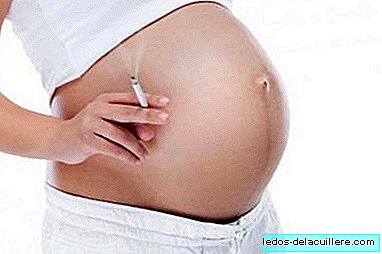 De zwangere vrouw die beroemd werd omdat ze zich zorgen maakte over het geluid van de werken terwijl ze een sigaar rookte