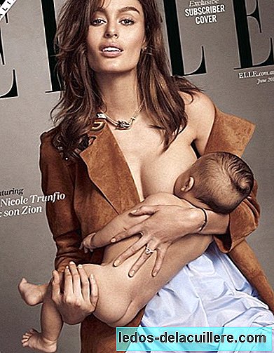 The "stolen" photo of a breastfeeding model ends up being the cover of 'Elle' magazine