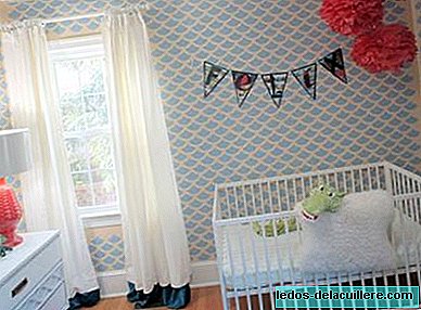 Babykamer geïnspireerd door Kuifje-strips